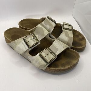 Birkenstock Arizona Desert Sand Camo Sandals Size EU 37 US W6 Narrow‎